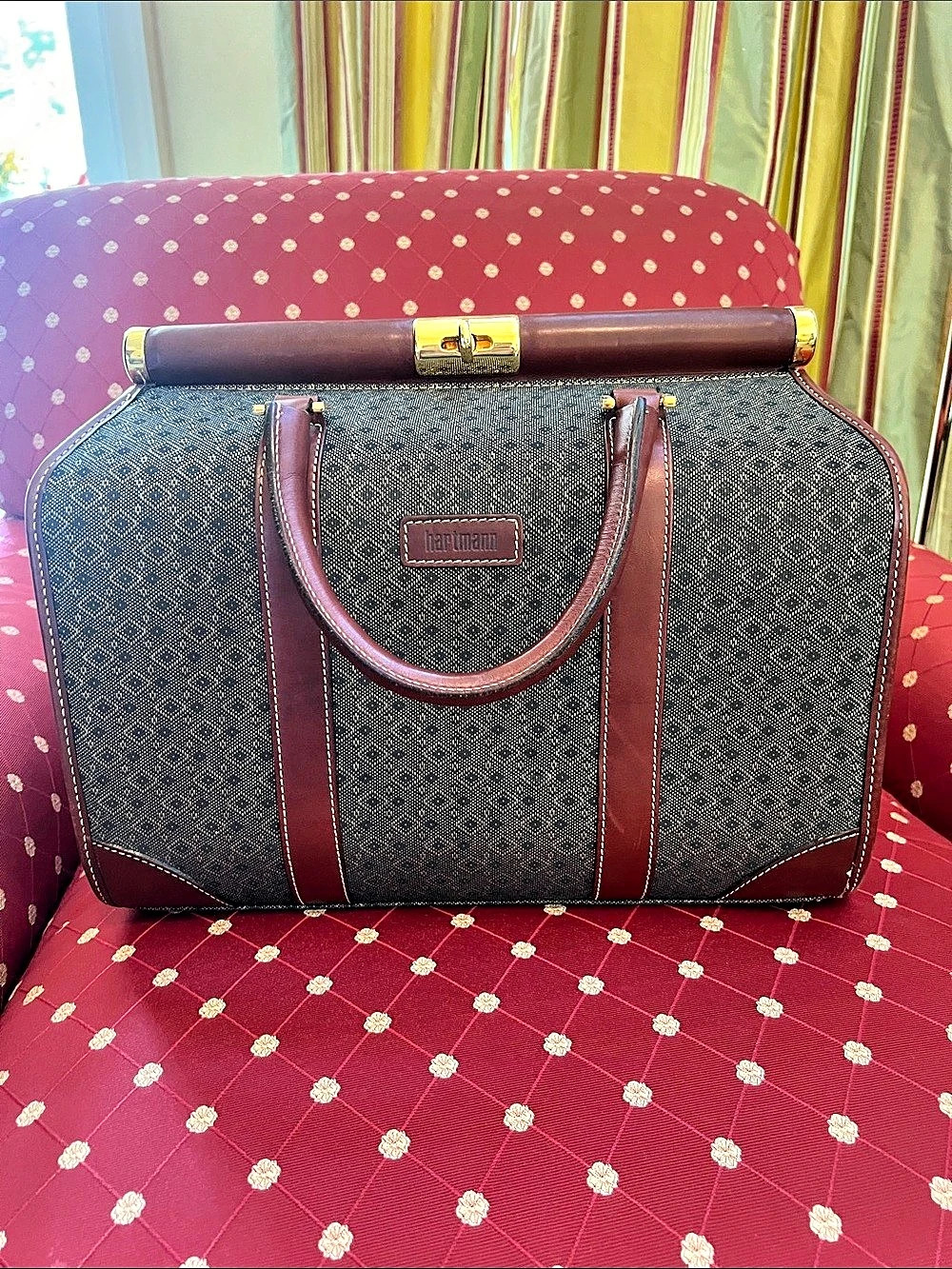 Hartmann Satchel in Brown & Black